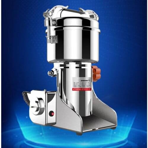 Grains grinder Electric Grain Grinder Mill Grinding Powder Machine Stainless Steel 800g Medicine FIour Powder Crusher