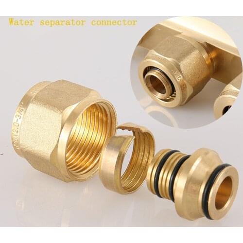 1pc Pipe Joint for aluminum plastic floor heating pipe floor heating manifold water heater pipe fitting connectors 16 20