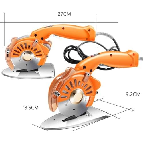 Cutting Tools Hand Push Round knife Cutting Machine Leather Fabric Electric Round Hand Push Adjustable Speed Automatic Sharpenin