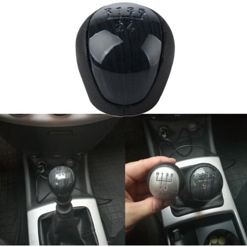 Car 5-Speed Manual Shift Knob Shift Lever Lever Head for Kia Forte Soul for Hyundai Elantra I30