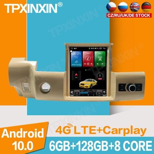 Tesla Style Android 10 Car GPS Navigation For Land Rove Range Rover Sport 2010-2013 Headunit Multimedia Player Auto Stereo Radio