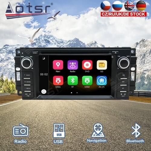 For Jeep WRANGLER Windows CE MTK 3360 32GB GPS Car Multimedia Player Stereo Head Unit Audio Radio Navigtion Built-in Radio Tuner
