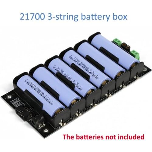 21700 Battery Box Battery Pack 3 Series Welding-Free Battery Box 12V Battery Pack Protection Board