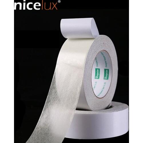 10meter White Super Strong Double Sided Adhesive Tape Paper Moisture Resistant Durable Strong Ultra-thin High-adhesive Cotton