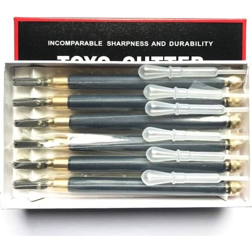 Free Shipping 6pcs/lot POGUT TOYO Type Glass Tile Cutter TC-17 Metal Handle