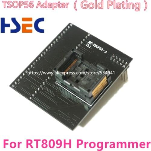 Free Shipping Complete TSOP56 Adapter Socket for RT809H Programmer RT-TSOP56-A V1.1 High Quality Eletronic