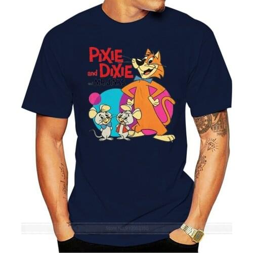 Pixie And Dixie And Mr. Jinx T Shirt 1970S Saturday Morning Cartoon Graphic Tee Shirt