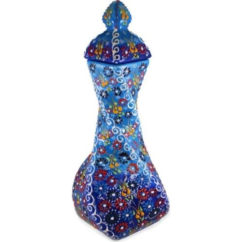 Handmade Ceramic Home, Office Turkish Tears Auger Vases, 4 Colors