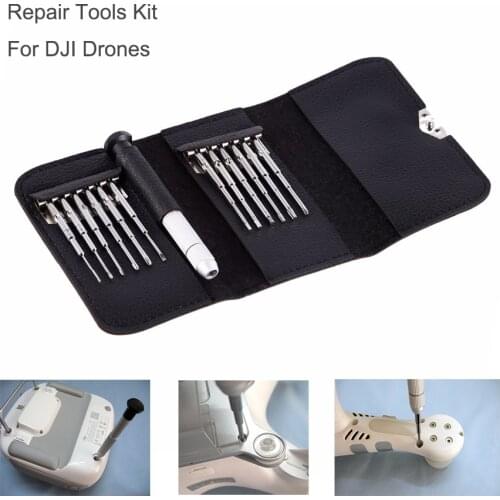13-in-1 Magnetic CRV Steel Screwdriver Repair Tools Kit for DJI Mavic Pro Platinum Spark Phantom 4 (Pro) Phantom 3 Inspire 1 2