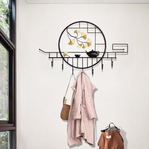 Key holder wall hook modern home deco wall stickers Iron Door hook hangers Over the door hooks for hanging organizers Coat Shelf