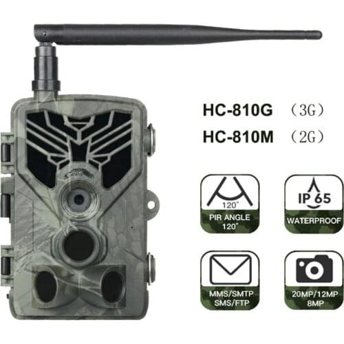 Hunting Camera 4g Trail Cameras HC-810 16MP 1080P Photo Trap 0.3s Trigger wild Wildlife infrared camera Chasse scout Dropship