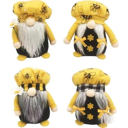 Easter Bumble Bee Chef Gnome Scandinavian Tomte Nisse Swedish Elf Home Farmhouse