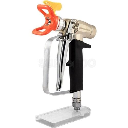 Airless Spray Gun High Pressure 3600PSI Similar to Wagner GM300 With 517 Tip And Build-in Filter 4 Finger Paint Putty Spray Gun