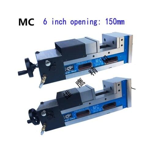 MC pneumatic vise 6 inch CNC computer pneumatic clamps right angle vise 90 degrees milling precision vise