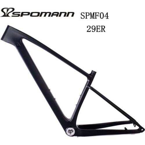 Full carbon fiber 29er mountain bikes frame 15/17 inch MTB carbon frames thru axle 142*12mm bicycle frame parts SPMF04