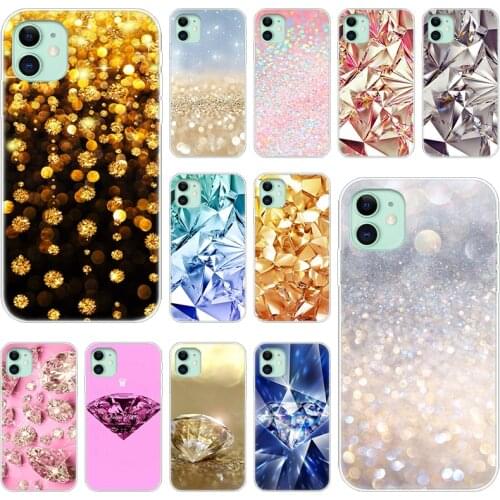 Colorful Diamond Silicone Phone Case for Apple iPhone 12 Mini 11 Pro XS Max X XR 6 6S 7 8 Plus 5 5S SE 2020 luxury Soft Cover