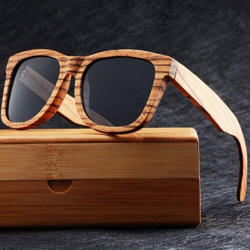 Bamboo Retro Sunglasses Polarized Men Wooden Sunglasses Women Brand Designer Vintage Wood Sun Glasses Oculos de sol masculino