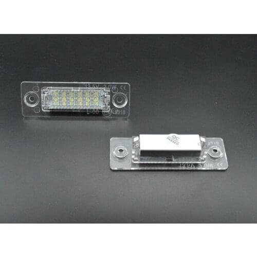 Suitable for Volkswagen decoding license plate lamp Touran/Passat/Jetta/Caddy led lights for car