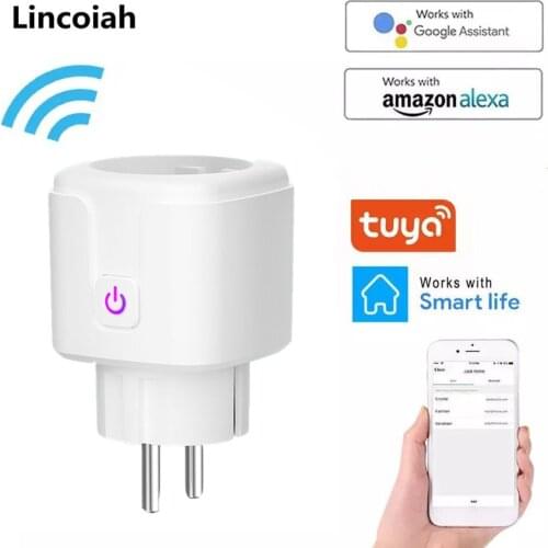 WiFi Smart Plug EU US UK Adaptor Wireless Remote Voice Control Power Energy Monitor Outlet Timer Socket for Alexa Google Home