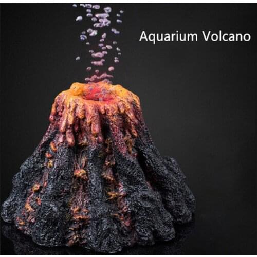 1PC Aquarium Volcano Shape Air Bubble Stone Oxygen Pump Bubble Fish Disk Decoration Ring Stone Tank Oxygen Pump Plate Air Pump