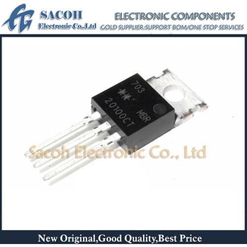 10Pcs MBR20100CT or MBR20100CTP or MBR20100 20100 TO-220 20A 100V Schottky Rectifier Diode