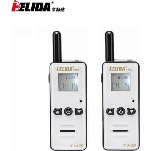 2pcs 400-480MHZ Handheld Children Two Way Radio 128 Channels T-M2D Mini Talkie Walkie Super Tiny FRS/GMRS Walky Talky Kids Radio