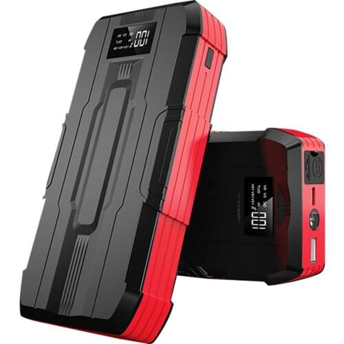 2021 Starting Device Power Pack Car Emergency ABS 11000mAh Black and Red Jump Starter Portable Charger Battery Jump Starter