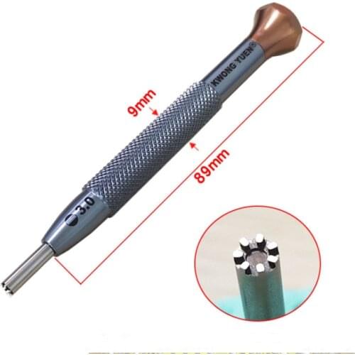 7 Spokes Stainless Steel Watch Screwdriver for OMG 8880 Automatic Rotor