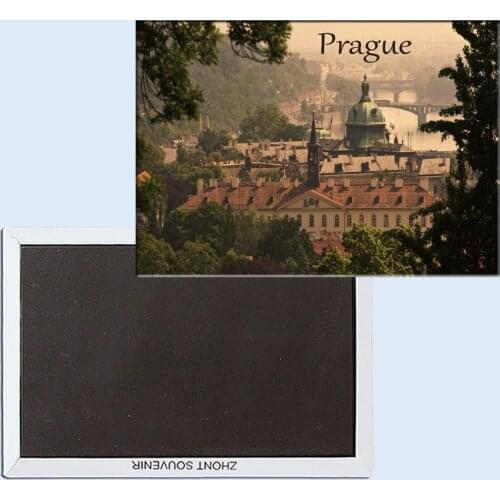 A corner in the city Prague Czech 24364 Fridge Magnet
