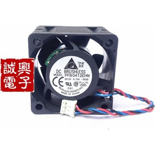 For Delta 4cm speed fan violence 4028 12v 0.72a pfb0412ehn