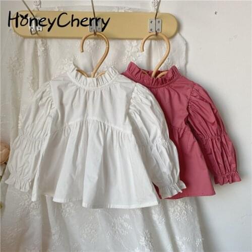 Белые блузки для девочек HoneyCherry China At AliExpress