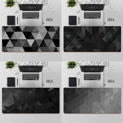 Gaming Mouse Pad Large Mouse Pad PC Gamer Computer Mouse Mat Big Mousepad Keyboard Desk Mat XXL Carpet Gray Design Mause Pad