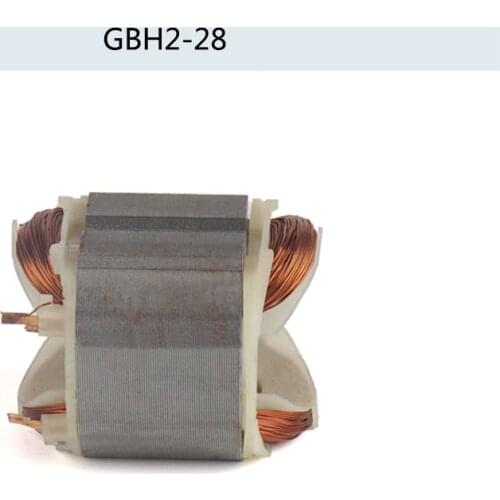 Electric hammer drill stator coil for Bosch GBH2-28 GBH2-28DFV, Power Tool Accessories
