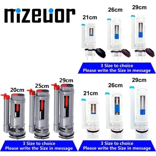 Toilet Flush Repair Kit Push Button Valve Dual Flush valve Suitable for one-piece toilet tank ABS plastic