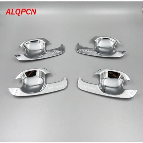 1 set 4pcs door outer handle bowl cover chrome For 2012 2013 2014 2015 TOYOTA INNOVA side door