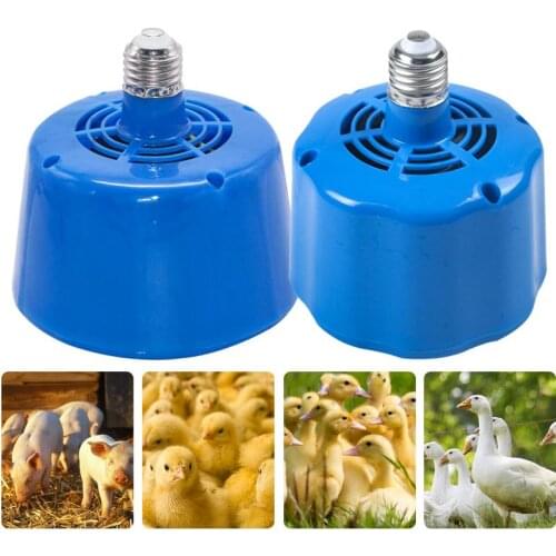 2Pcs Heating Lamp Farm Animal Warm Light For Chicken Piglet Duck Temperature Controller Heater For Incubator Farm Tools 100-300W