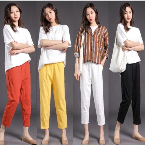 LuckBN Women's Capri Pants