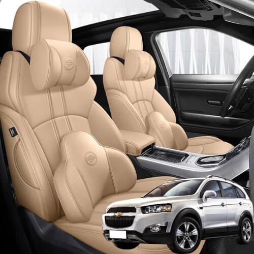 Nappa Leather 5 seats Car seat covers For Chevrolet Captiva 2011 2012 2013 2014 2015 2016 2017 2018 accessories