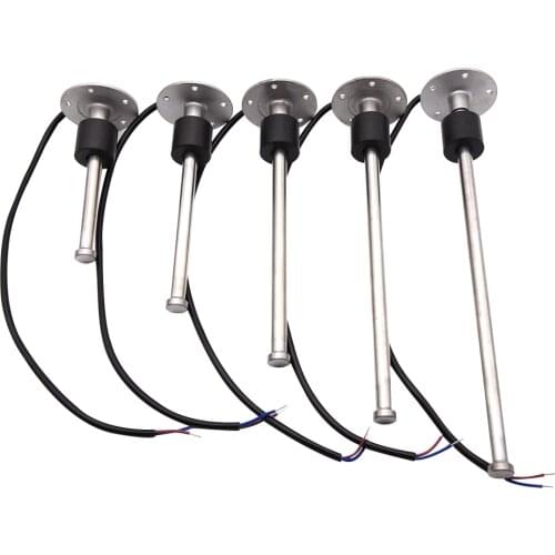 New Water Level Guage Meter 125mm 150mm 200mm 250mm 500mm 190 ohm 240-33ohm Fuel Level Sensor Fuel gauges for boat car