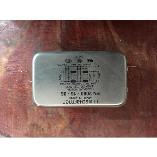 New and original Power filter. Code.FN2090-16-06, 110/250V, 50-60Hz, 16A FN2090-16-06