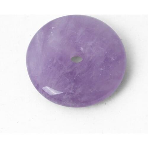 Natural Madagascar amethyst safe buckle pendant dark amethyst necklace