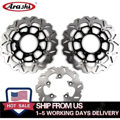 Arashi GSXR600 GSX750R GSXR 1000 CNC Front Rear Brake Disc Rotors For SUZUKI GSX-R 600 750 2006 2007 / GSXR1000 2005-2008