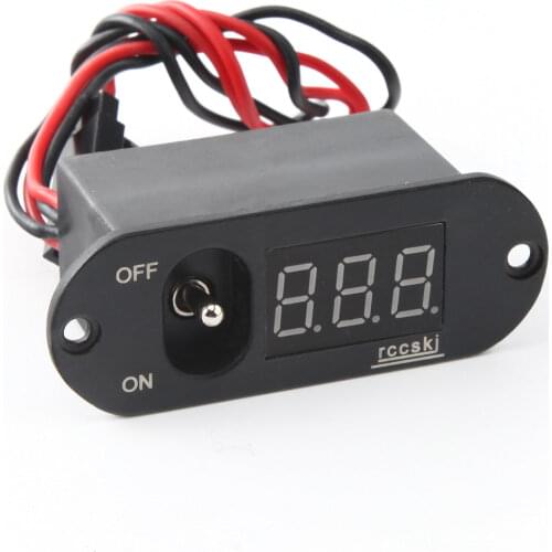 1Pc Rccskj 2110 Current Switch Voltmeter Power Switch For RC Model Parts