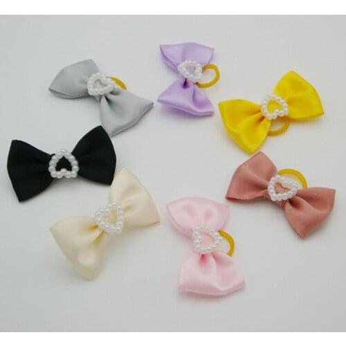 Dog pearl accessories pet dog hair band headdress Yorke Natsu Teddy sell adorable essential 100pcs