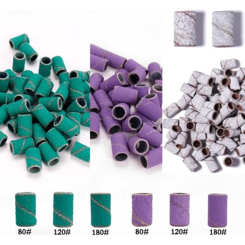 Zebra Sanding Bands Foot Care Polishing Manicure UV Gel Polish Remover Replacement Tools Cutter Nail Drill Bits