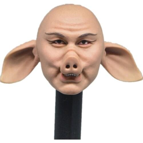 1/6 Scale Journey To The West Pig Pigsy Head Sculpt Model For 12" Action Figure Doll Accessories
