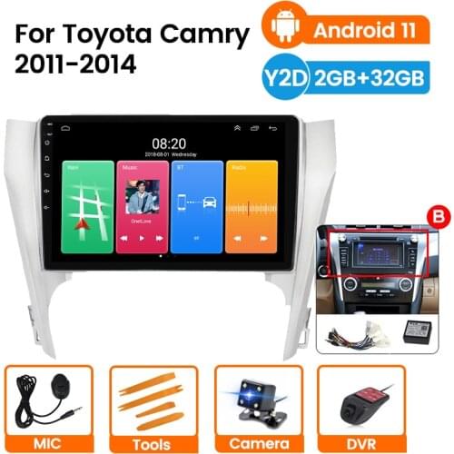 Stereo Unit For Toyota Camry 7 XV 50 55 2011 2012 2013 2014 Car Radio Multimedia Video Player Navigation GPS No 2din 2 din dvd