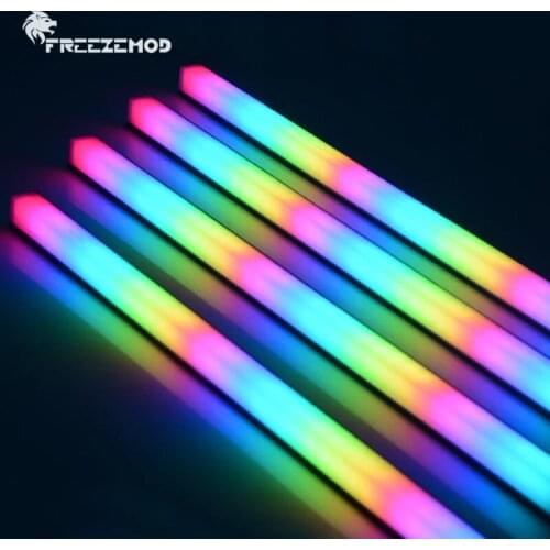 FREEZEMOD ARGB light strip, chassis magnetic lamp, two-sided luminous 5V Aurora Symphony motherboard AURA SYNC JXDT-5CX