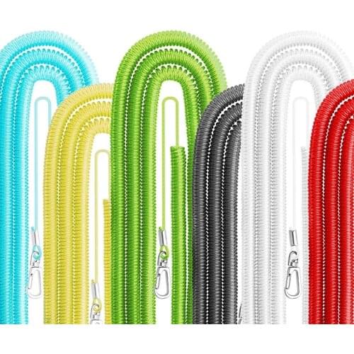 Retractable Spring Elastic Rope Security Gear Tool Anti-lost Phone Keychain Portable Fishing Lanyards Outdoor Tools