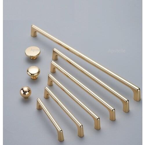 Mirror Zinc Alloy Drawer Kitchen Handles Cupboard Cabinet Hardware Wardrobe Closet Knob Vintage Gold Toolbox Pull